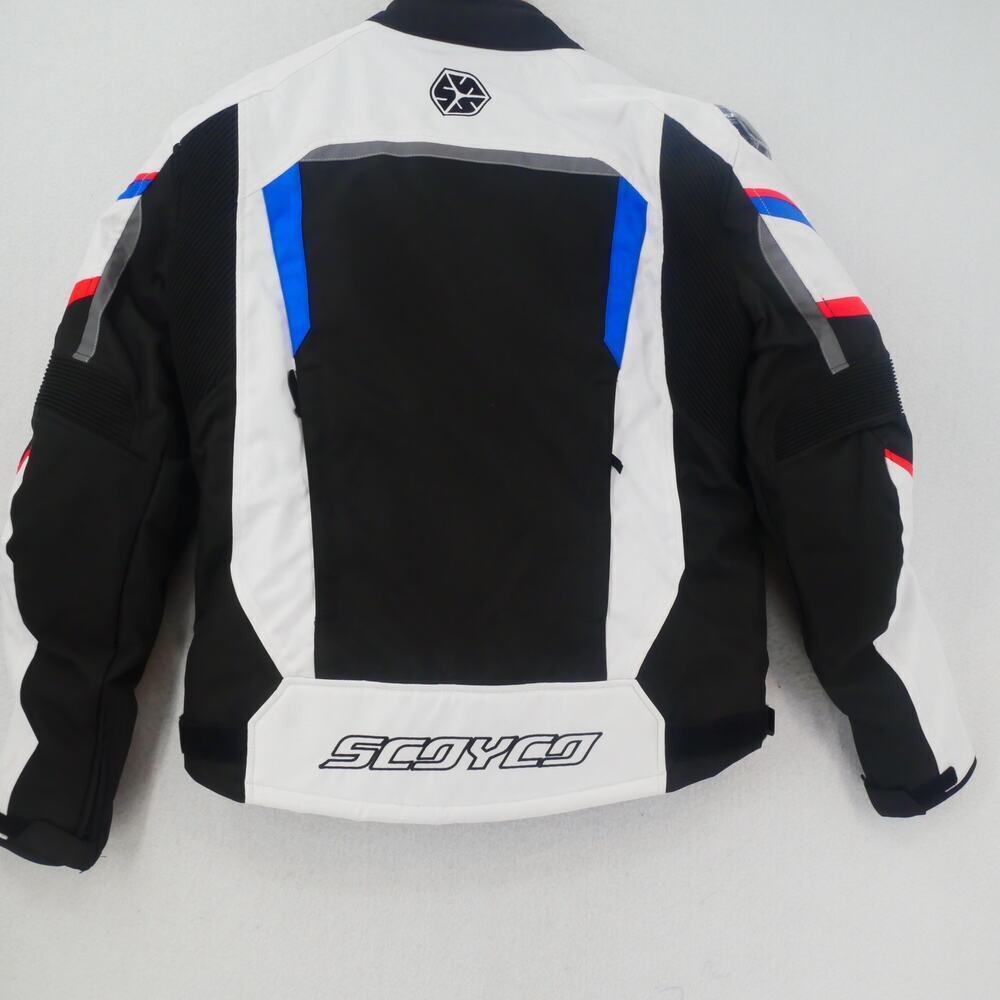 NEW Scoyco Men's XL Motorcycle Jacket Coat Built in Protection Windproof WP - Picture 14 of 16